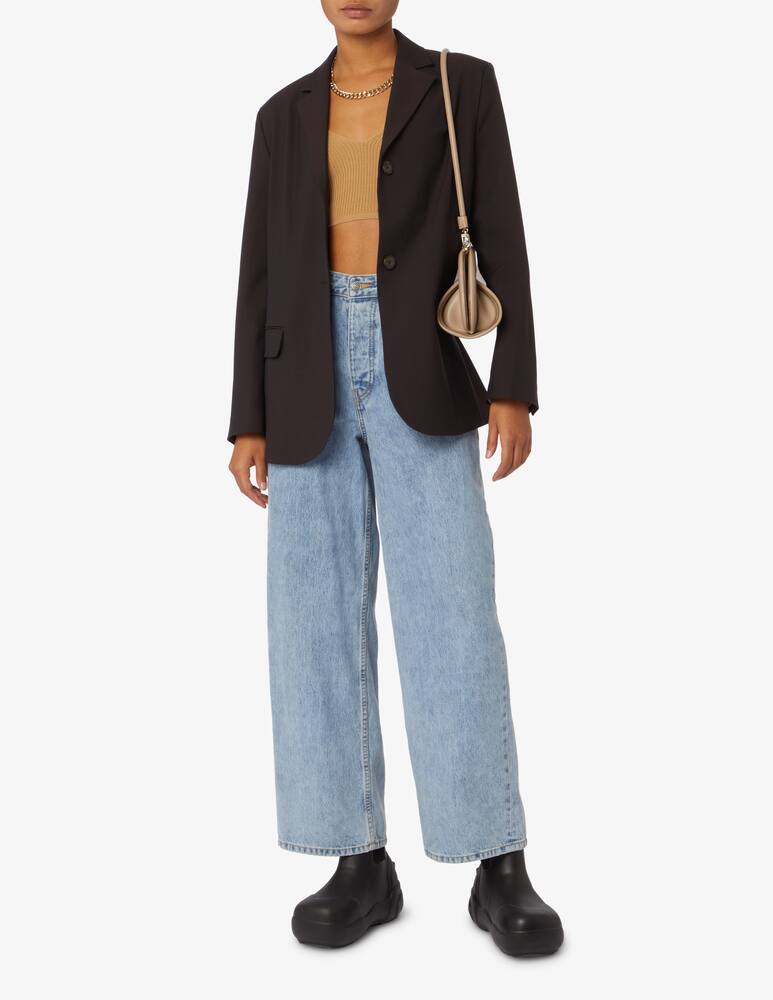 rinascente Samsøe Samsøe Haven single breasted blazer - Black