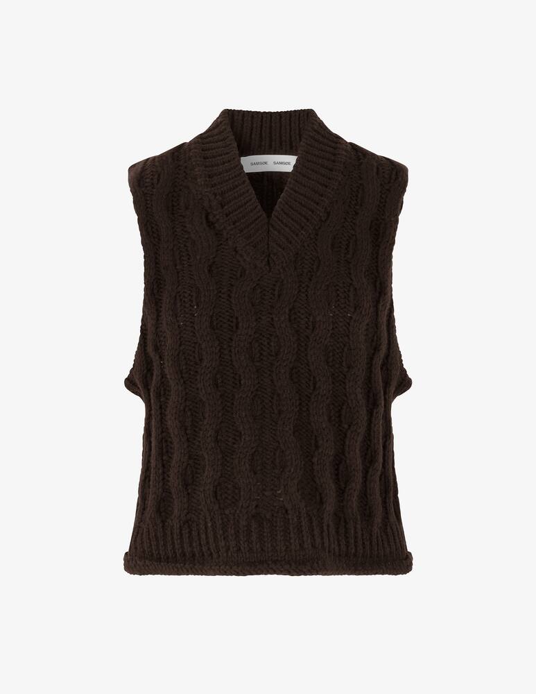 Samsøe Samsøe Huske vest - Brown - picture 2 Samsøe Samsøe Huske vest - Brown - picture 2