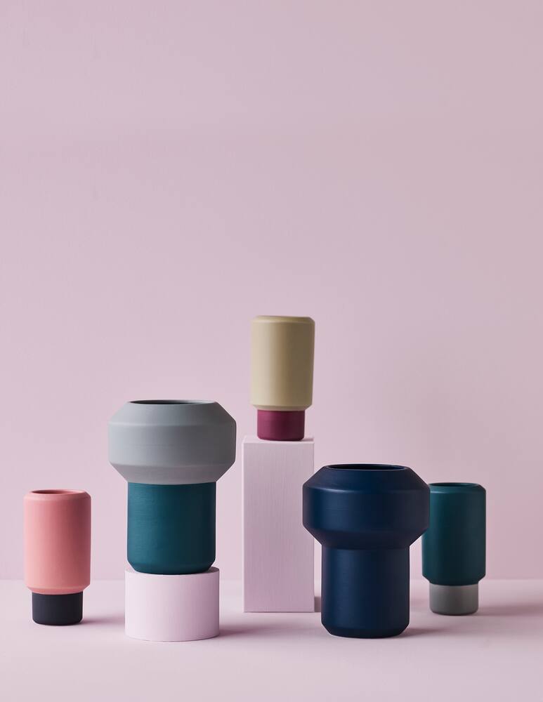 rinascente Lucie Kaas Fumario  Large Vaso - Blu