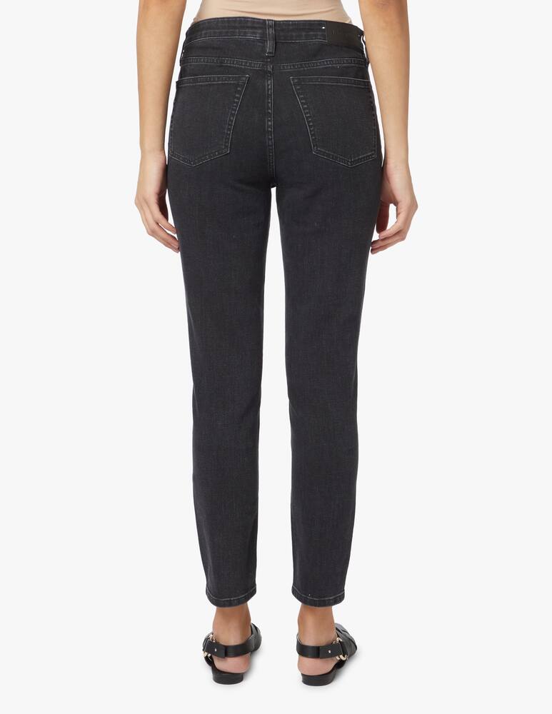 rinascente Tomorrow Denim Jeans mom-fit a vita alta Hepburn - nero