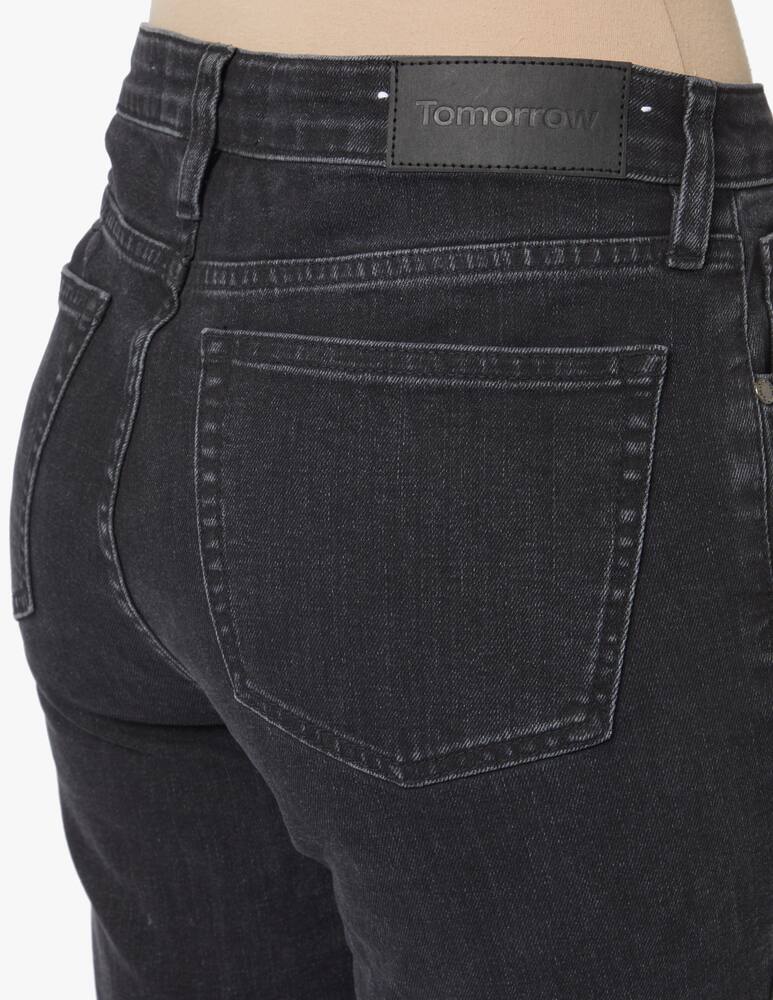 rinascente Tomorrow Denim Jeans mom-fit a vita alta Hepburn - nero