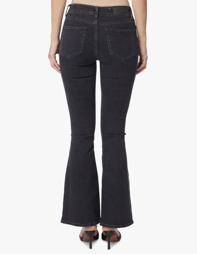 rinascente Tomorrow Denim Jeans flare a vita alta Albert - nero