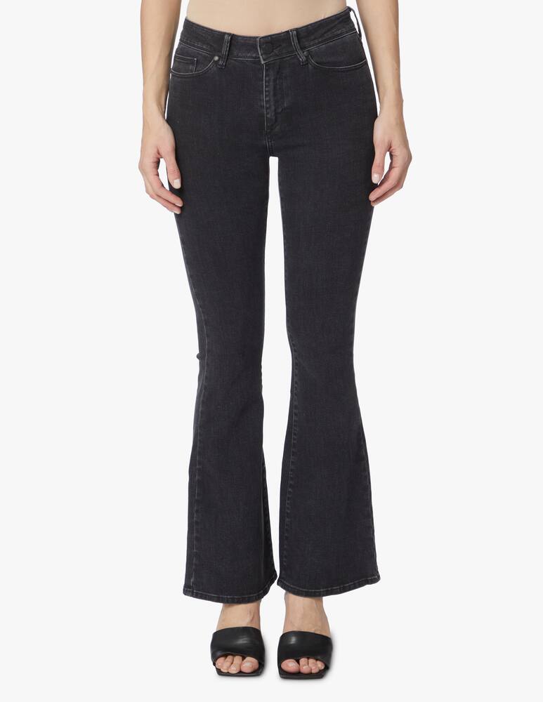 rinascente Tomorrow Denim Jeans flare a vita alta Albert - nero