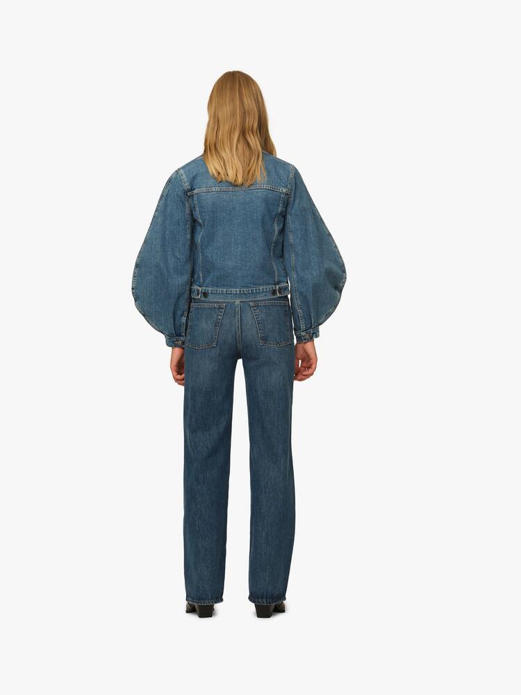 rinascente Tomorrow Denim Giacca di jeans con maniche a sbuffo Kersee