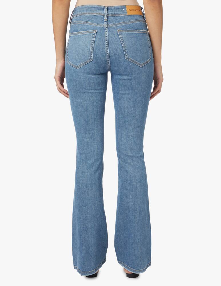 rinascente Tomorrow Denim Jeans flare a vita alta Albert - blu
