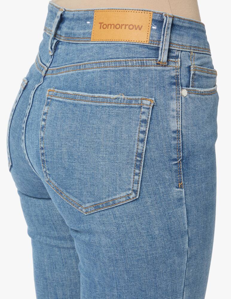 rinascente Tomorrow Denim Jeans flare a vita alta Albert - blu