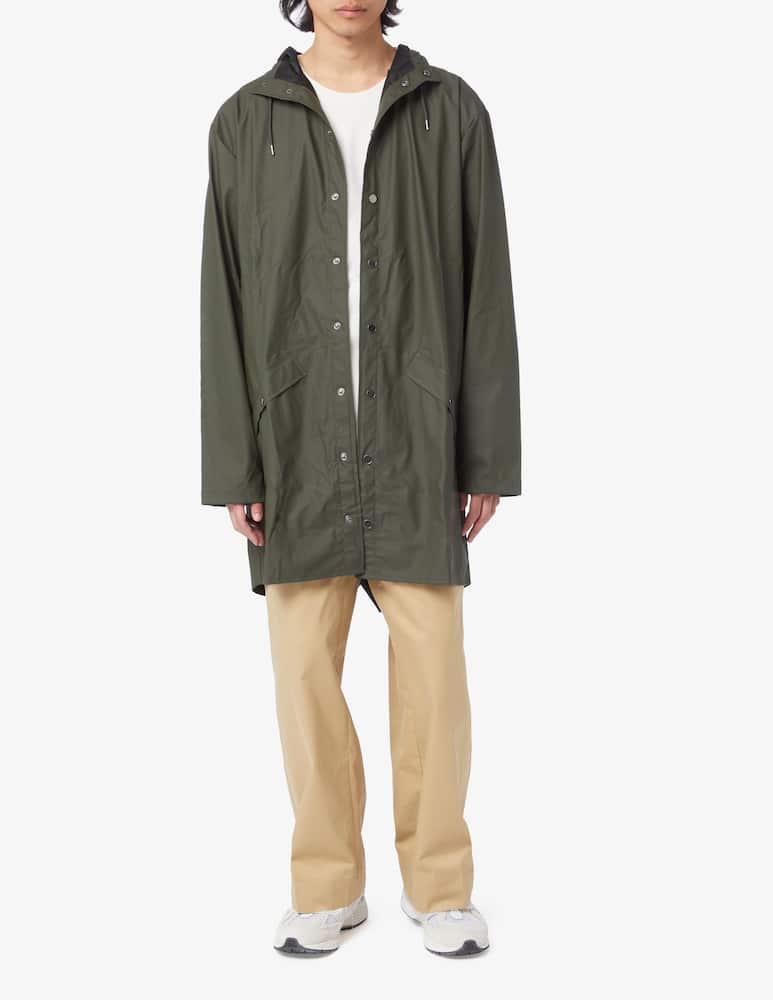 rinascente Rains Giacca impermeabile lunga tinta unita