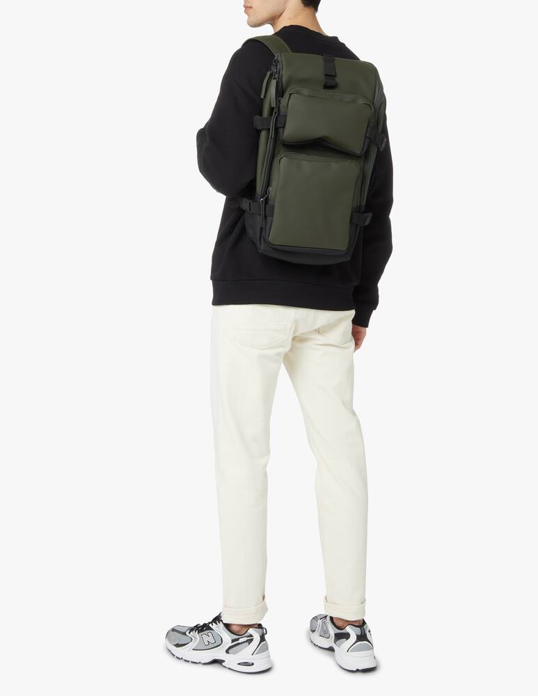 rinascente Rains Charger Backpack Travel Backpack - Green