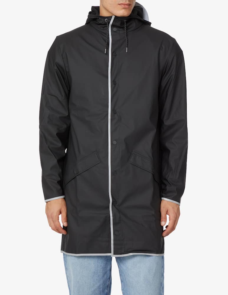 rinascente Rains Reflective long jacket - Black