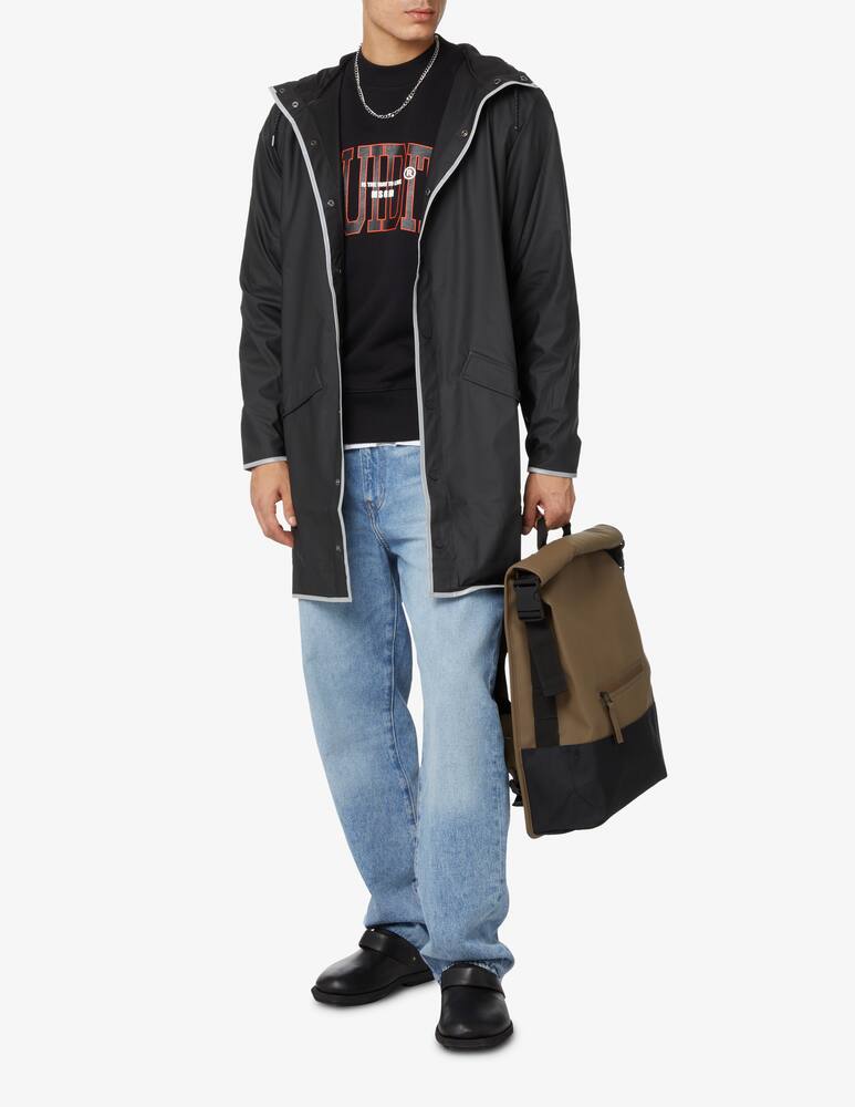 rinascente Rains Reflective long jacket - Black