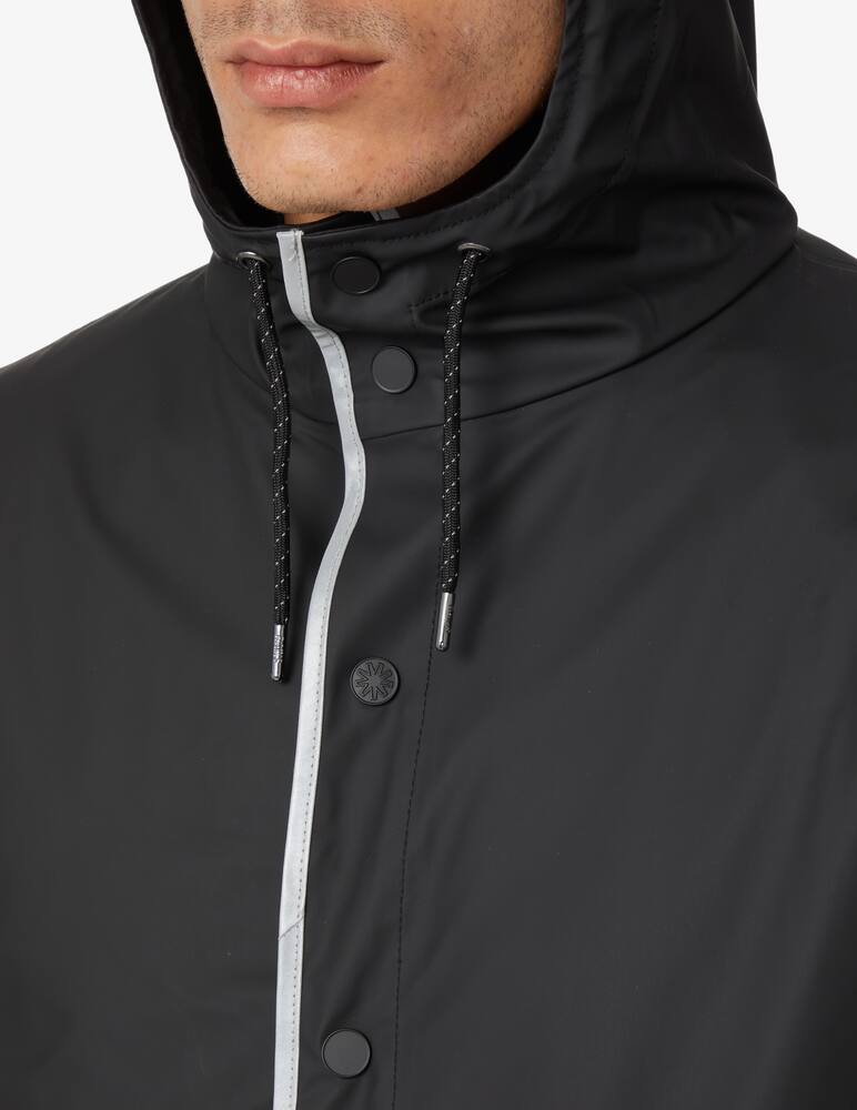 rinascente Rains Reflective long jacket - Black