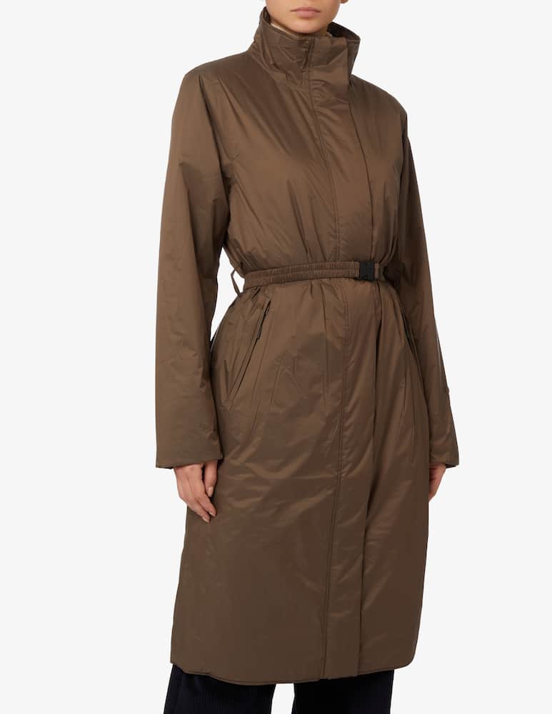 Rains Long padded coat - Brown - picture 1 Rains Long padded coat - Brown - picture 1