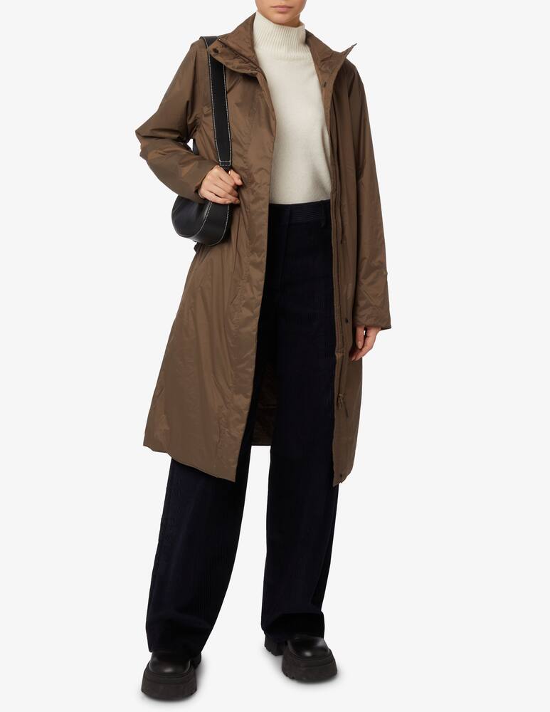 Rains Long padded coat - Brown - picture 2 Rains Long padded coat - Brown - picture 2