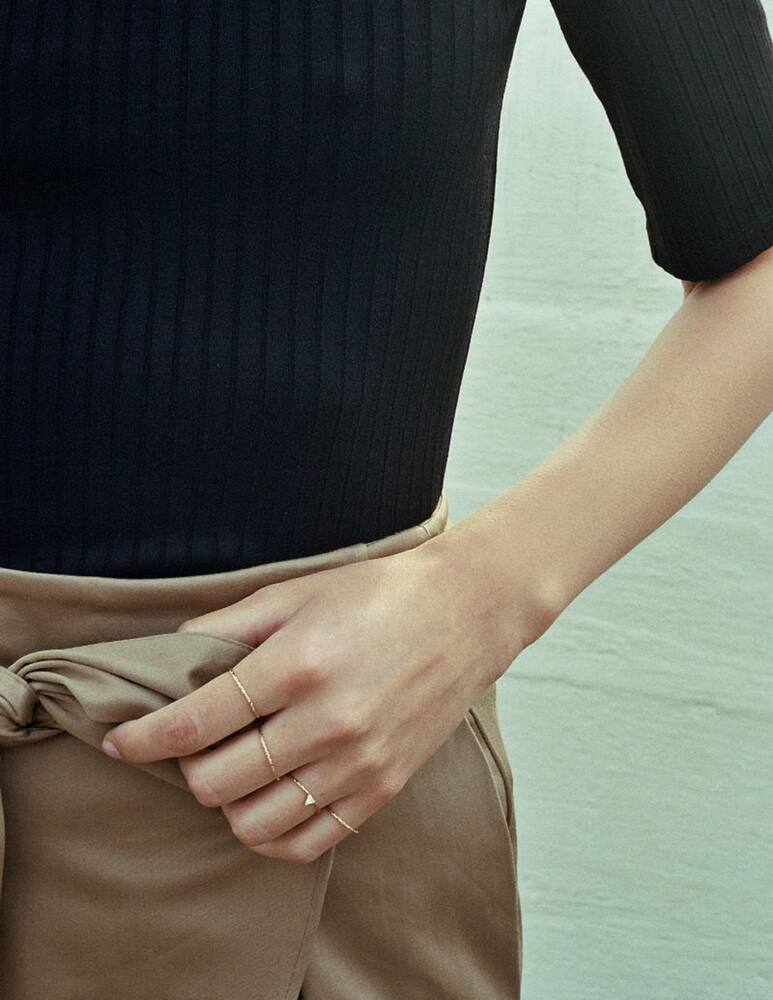 rinascente Maria Black Anello Diamond Cut - Diamond Cut collection