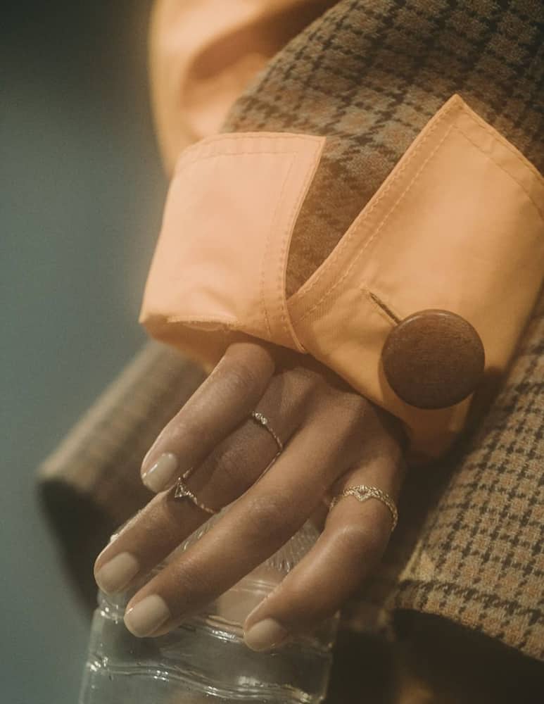 rinascente Maria Black Viper Ring - Diamond Cut collection