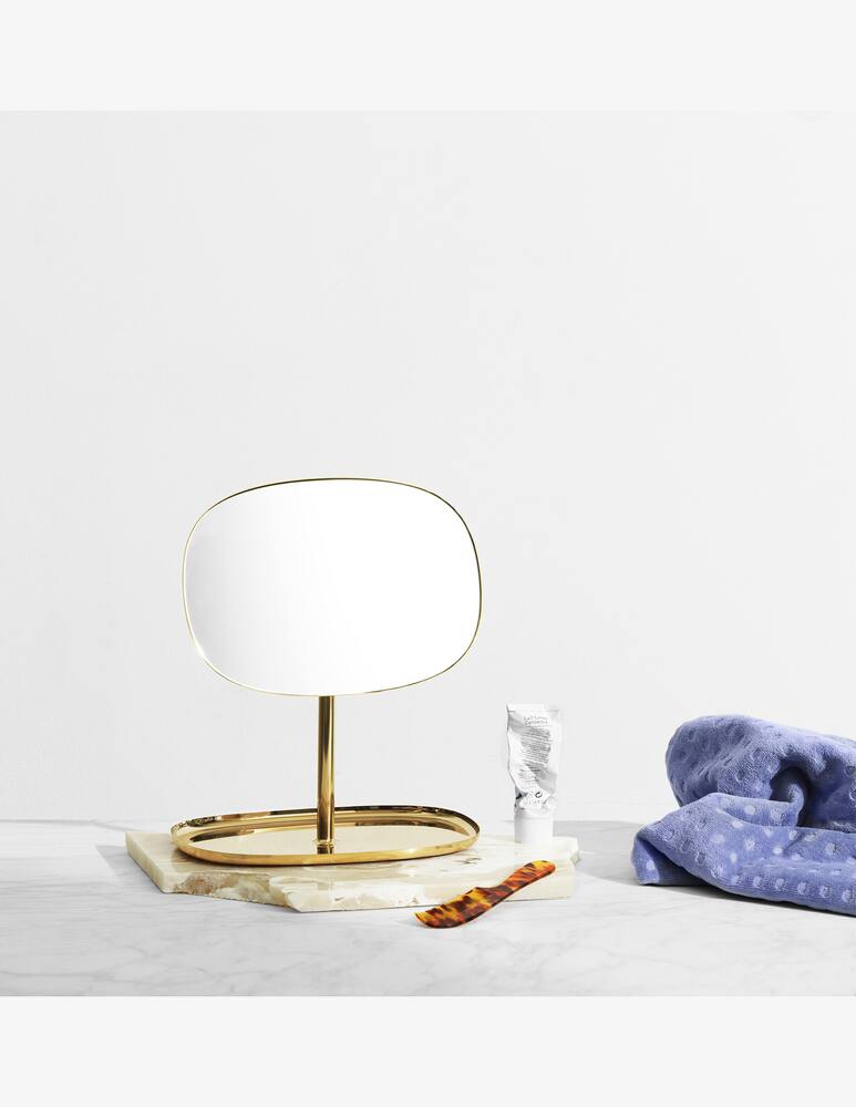 rinascente Normann Copenhagen Flip Specchio In Color Ottone