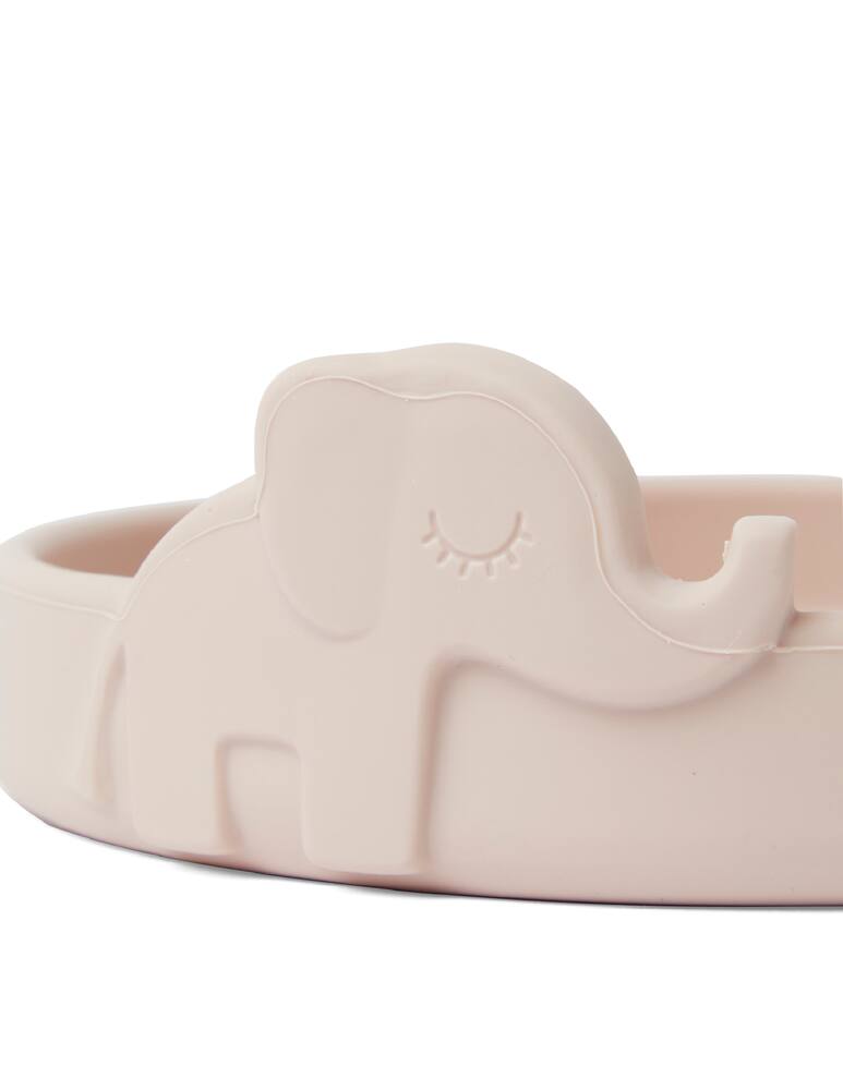 rinascente Done By Deer Silicone flat plate - pink