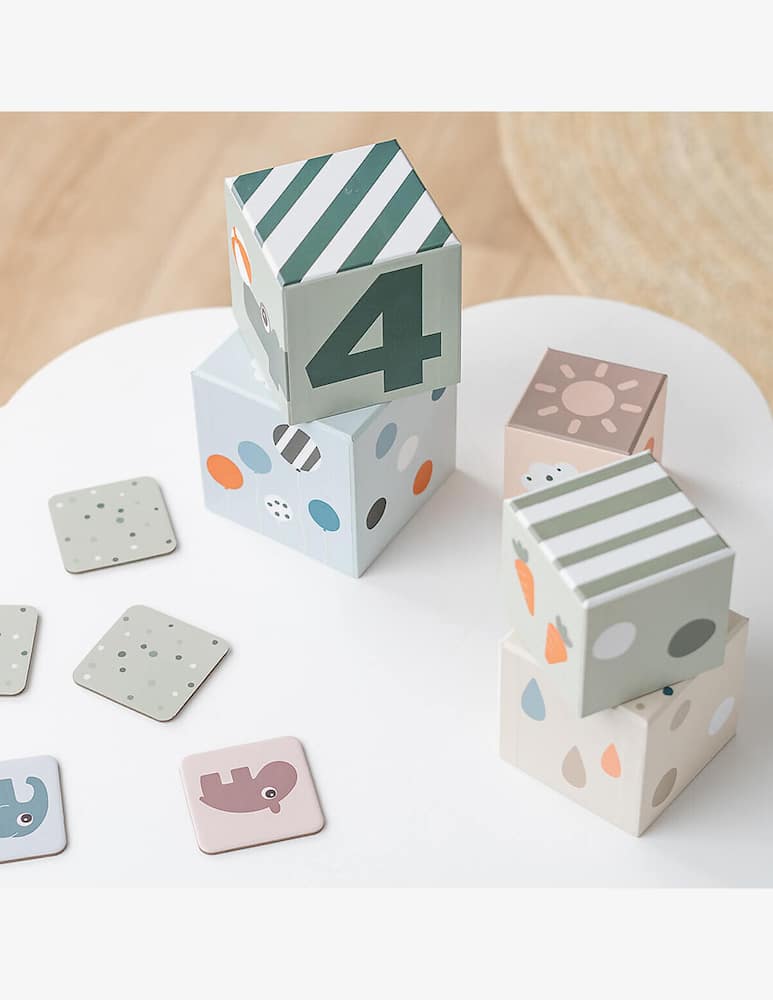 rinascente Buzz Deer Friends stacking cubes set