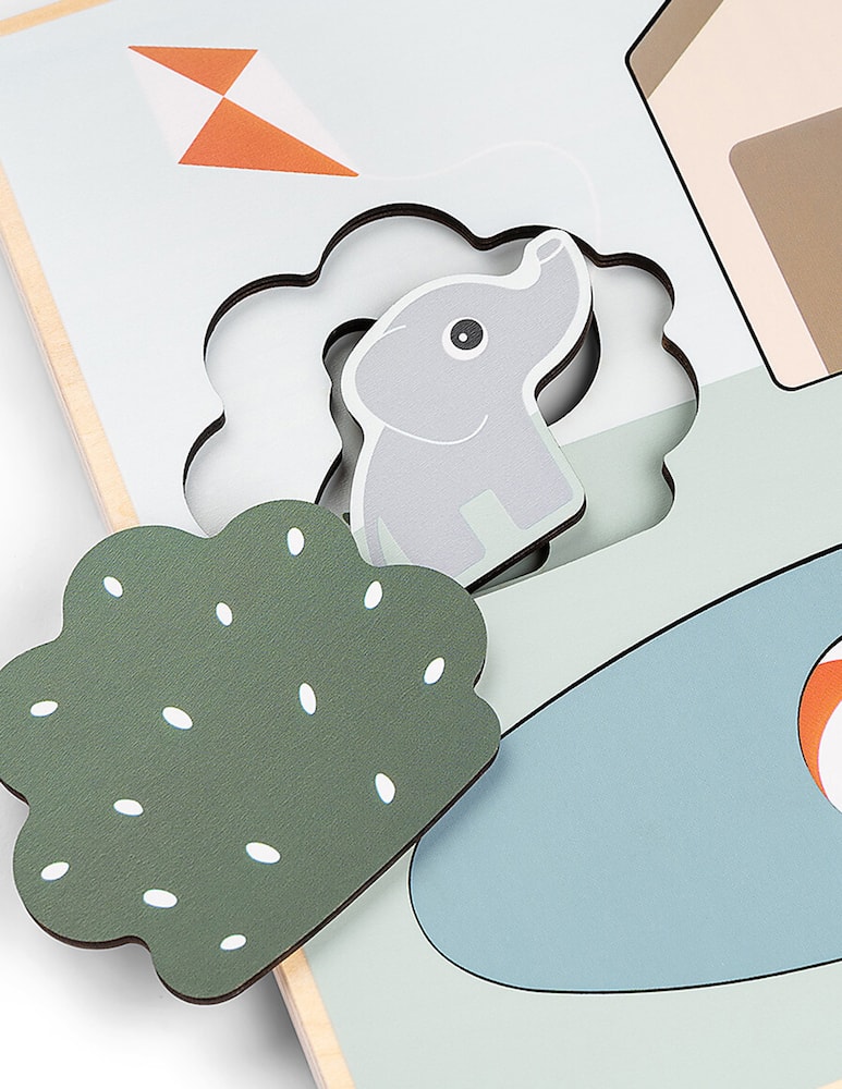 rinascente Buzz Deer Friends wooden puzzle
