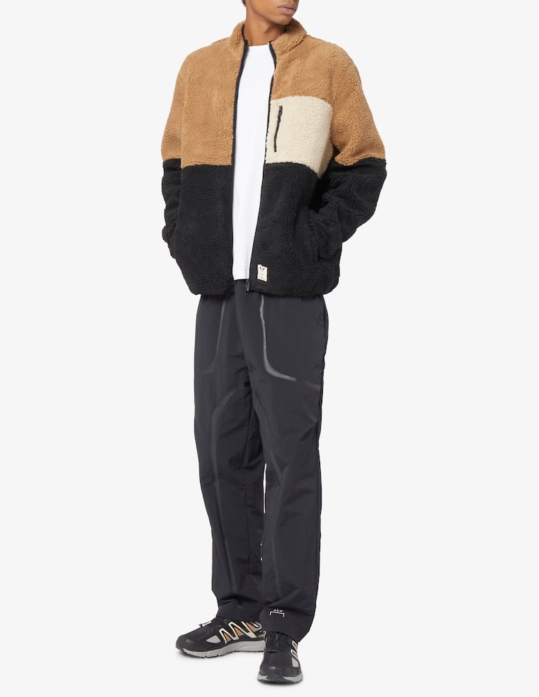 rinascente Fat Moose Hugh block fleece jacket
