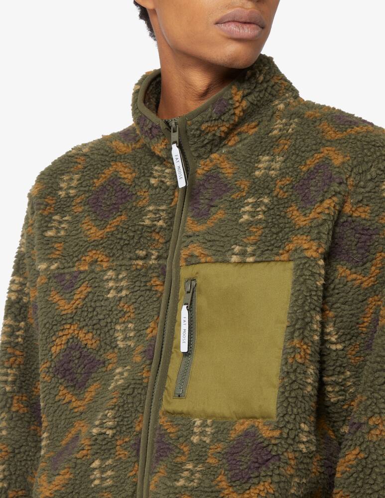 rinascente Fat Moose Hugh fleece inka jacket