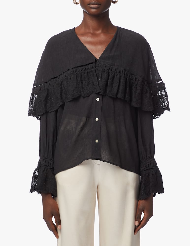 By Malene Birger Viscose blend shirt Romanon - picture 4 By Malene Birger Viscose blend shirt Romanon - picture 4
