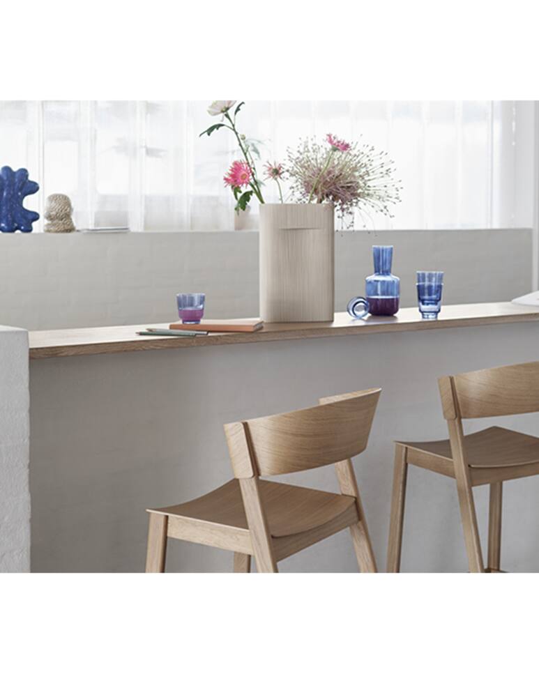 rinascente Muuto Ridge Vase - Beige