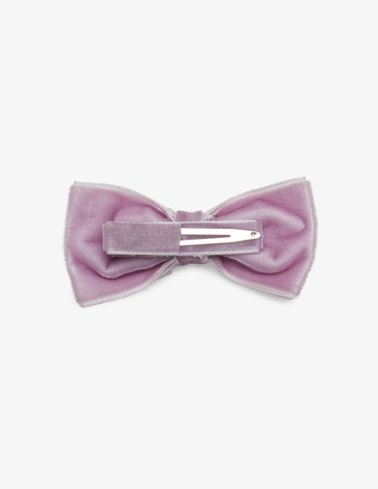 rinascente Milledeux Fermaglio per capelli in velluto fiocco bowtie - nero