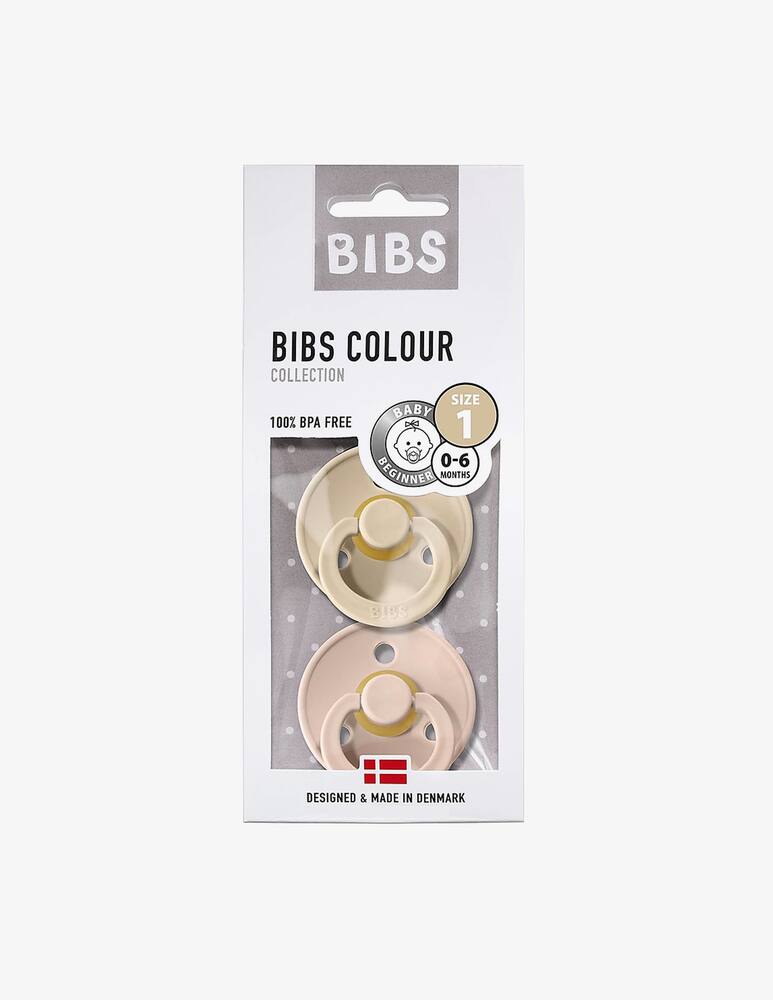 rinascente Bibs Infant set with 2 pacifier - pink