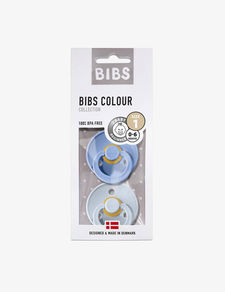 rinascente Bibs Infant set with 2 pacifier - light blue