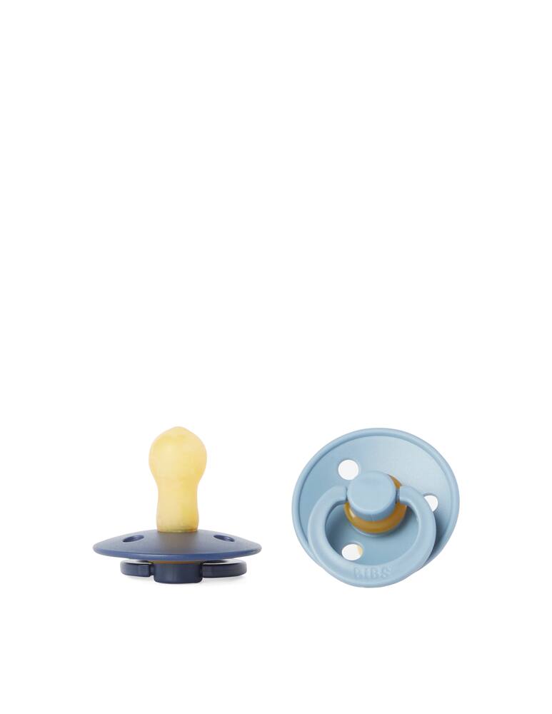 rinascente Bibs Baby set con 2 ciucci - blu