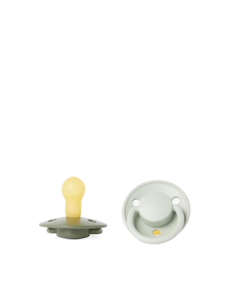 rinascente Bibs Baby set con 2 ciucci - verde