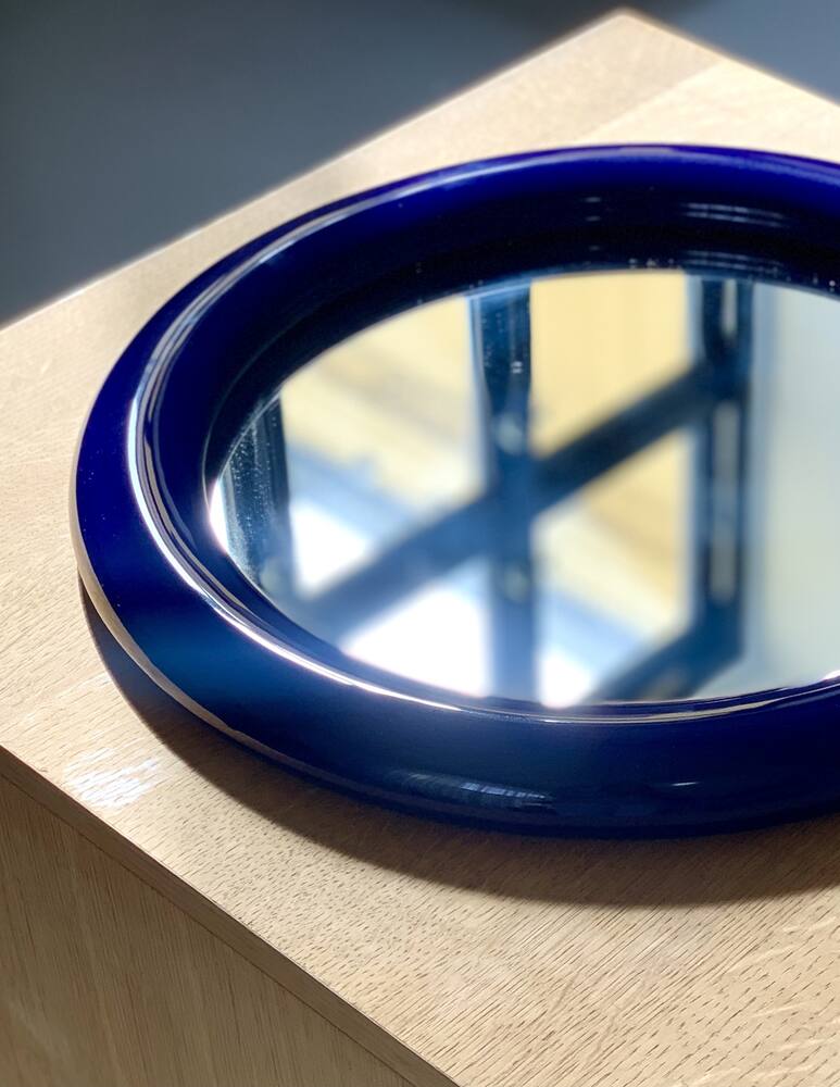 rinascente Raawii Duplum Mirror - Blue