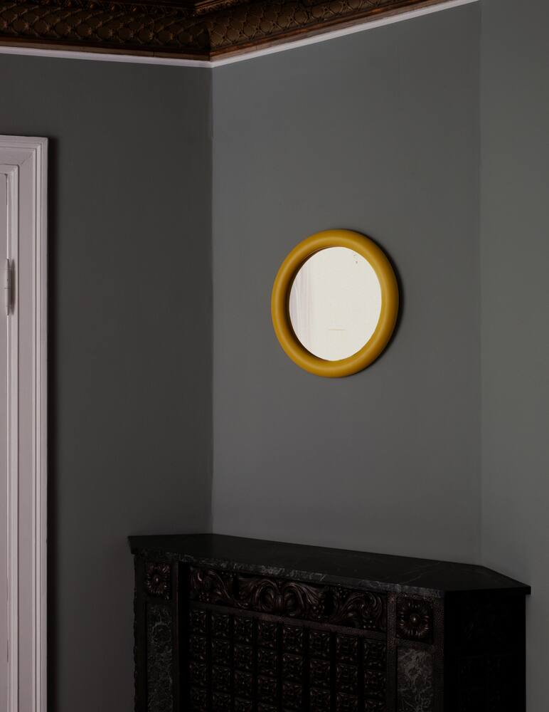 rinascente Raawii Duplum Mirror - Yellow