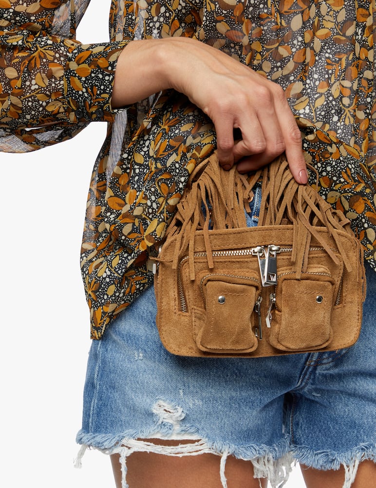 rinascente Nunoo Helena Suede Fringes Bag