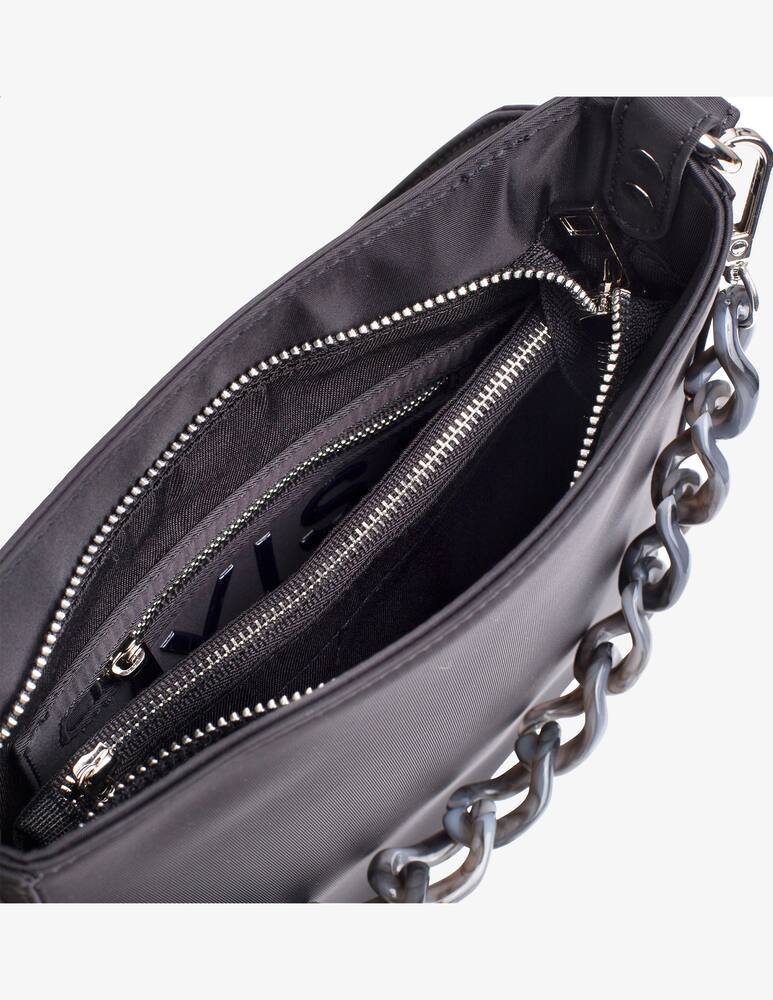 rinascente HVISK Amble nylon mini hobo handbag - black