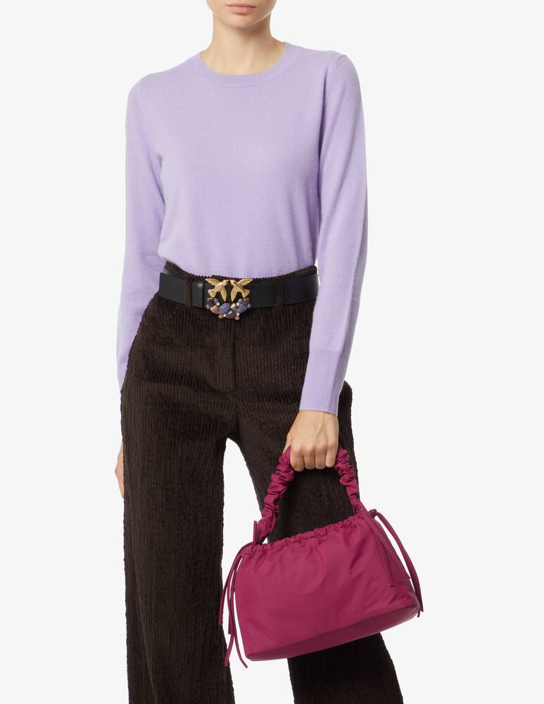 rinascente HVISK Arcadia twill shoulder bag - Pink