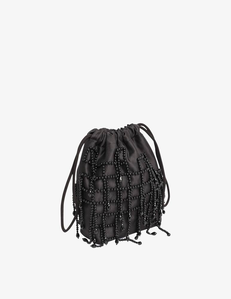 rinascente HVISK Pouch satin strass