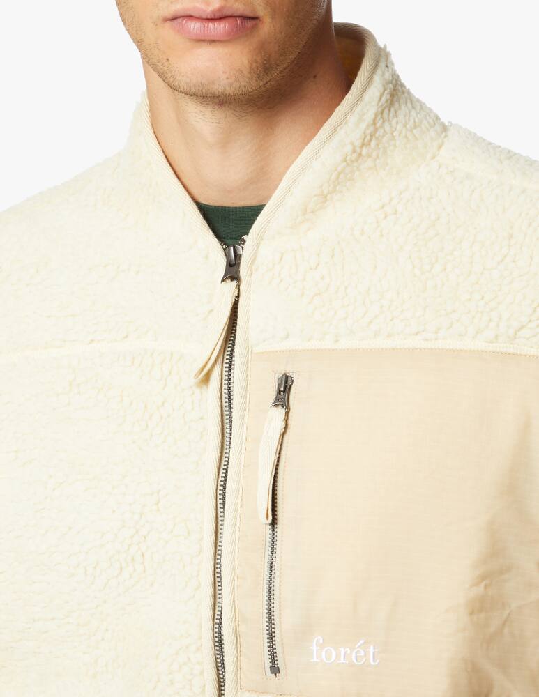 rinascente Foret Giacca wolf in pile con zip