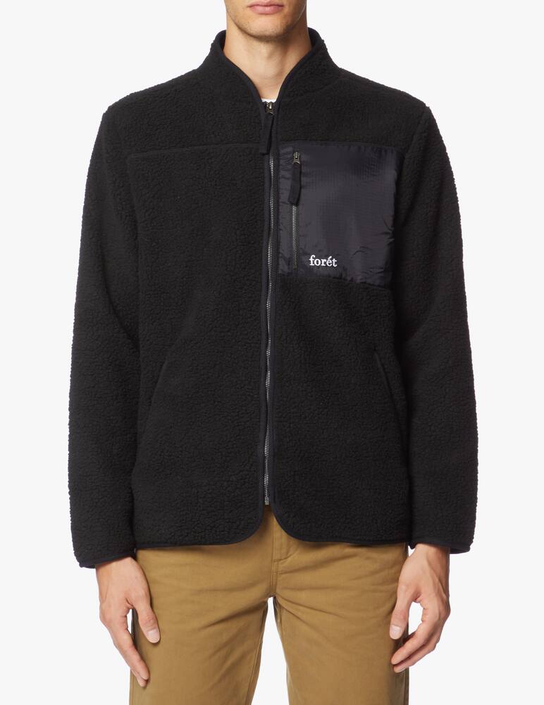 rinascente Foret Wolf fleece zip jacket 