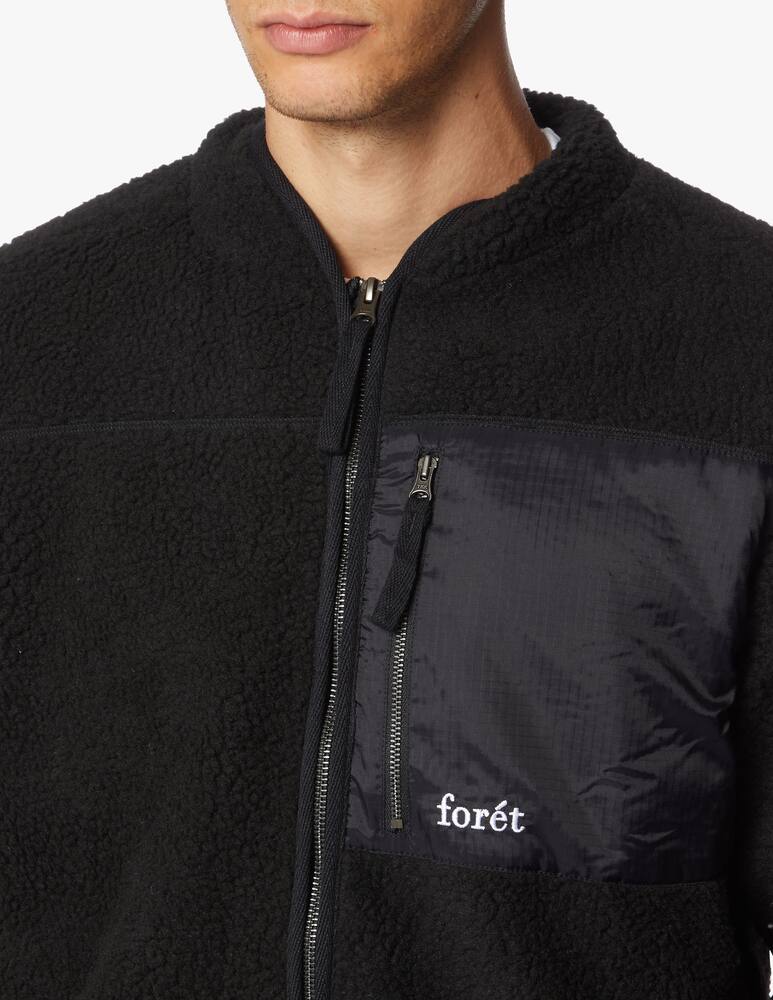 rinascente Foret Wolf fleece zip jacket 