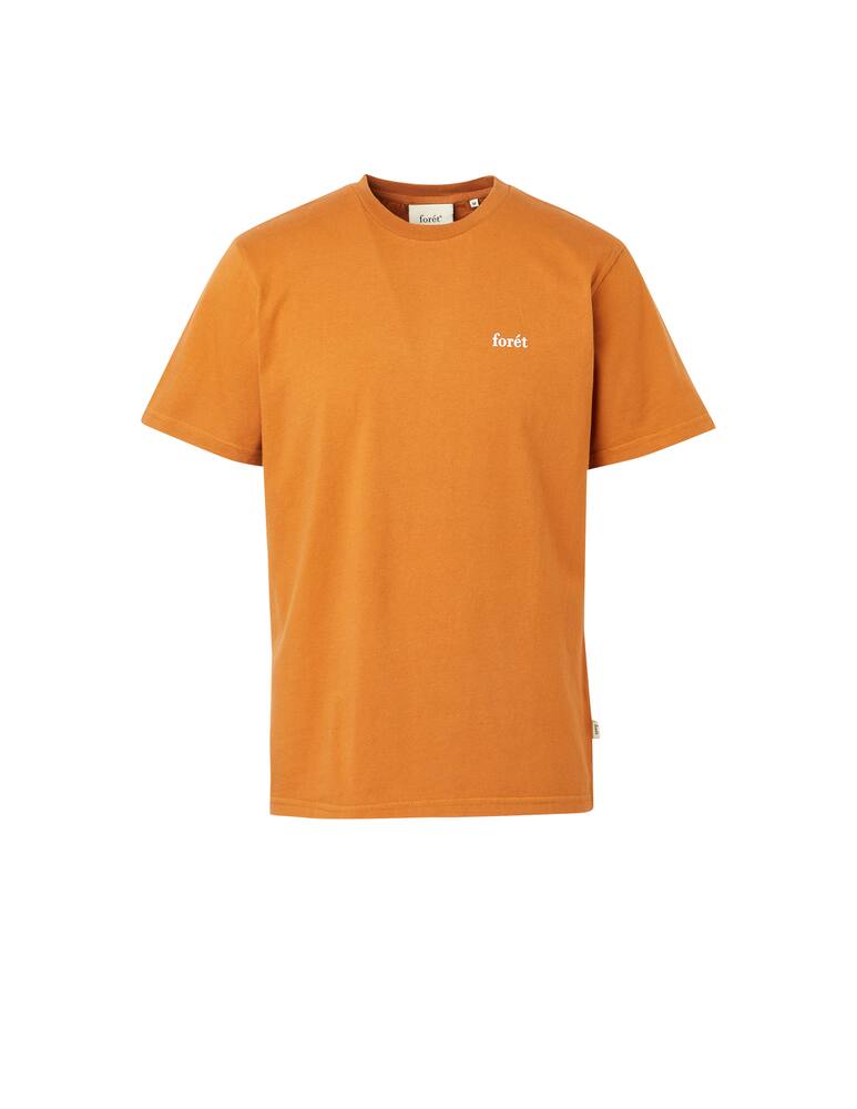 rinascente Foret Maglietta girocollo logo basica - arancione