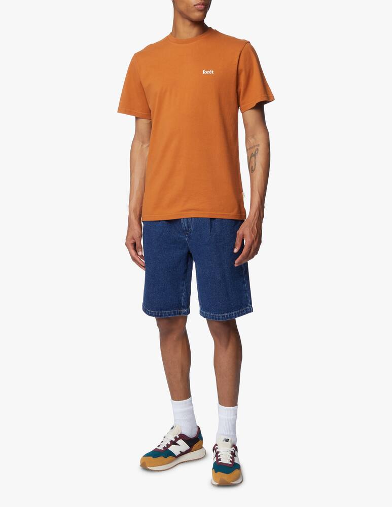 rinascente Foret Maglietta girocollo logo basica - arancione