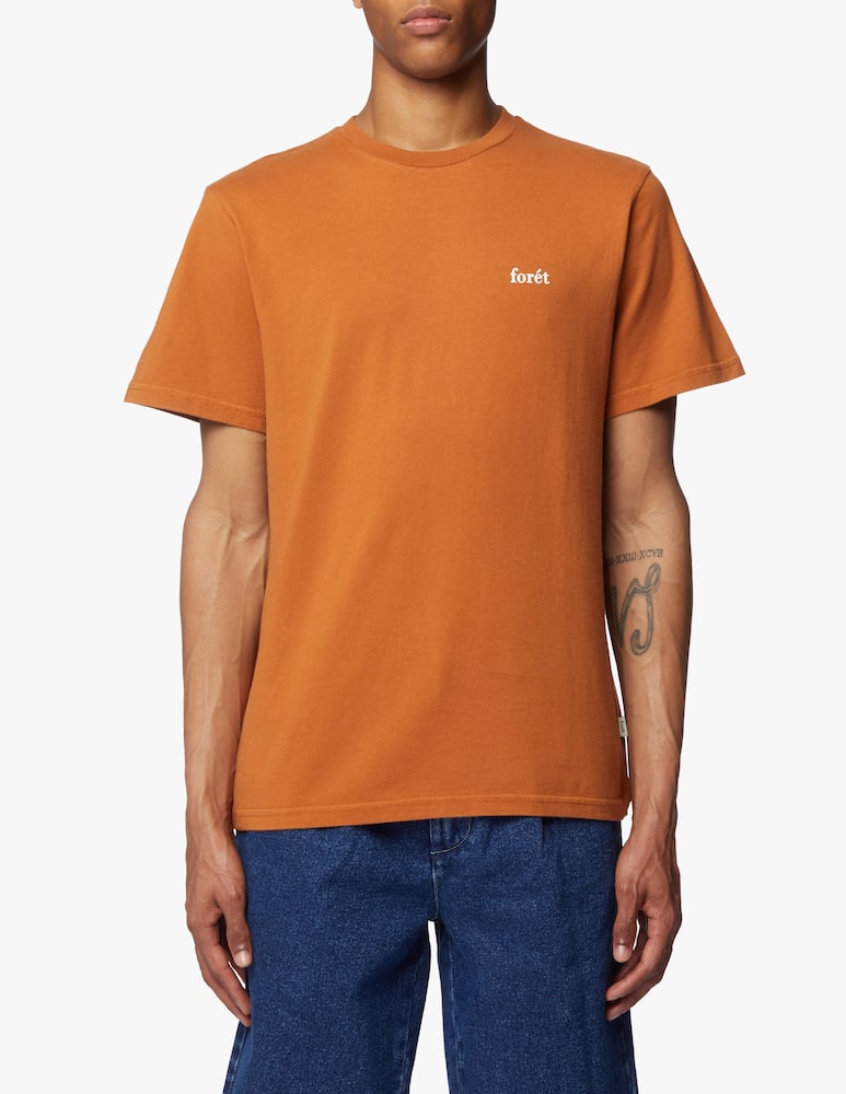 Foret Basic logo t-shirt - orange - picture 1 Foret Basic logo t-shirt - orange - picture 1