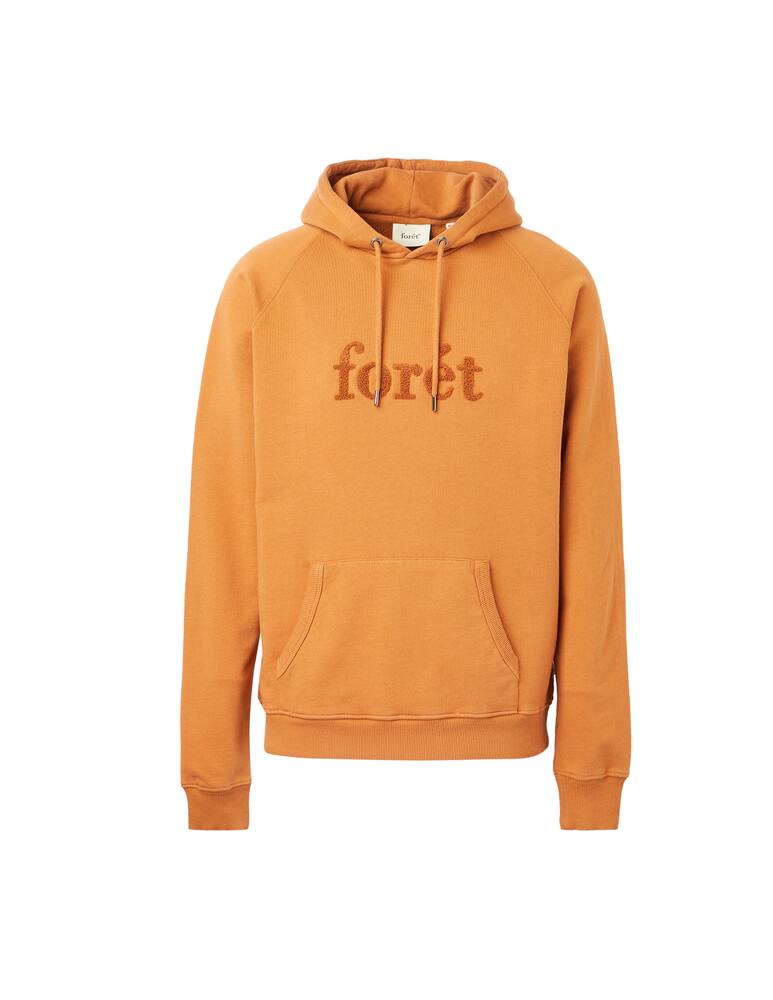 rinascente Foret Felpa con cappuccio logo macro - arancione