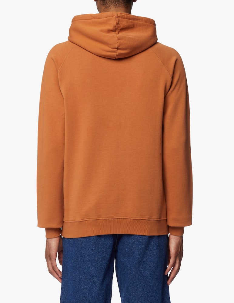 rinascente Foret Felpa con cappuccio logo macro - arancione