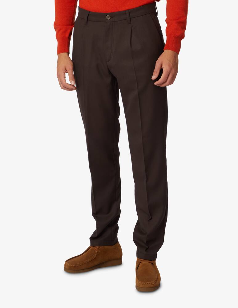 rinascente Foret Pantalone in lana - Rosso