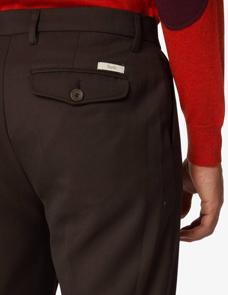 rinascente Foret Pantalone in lana - Rosso