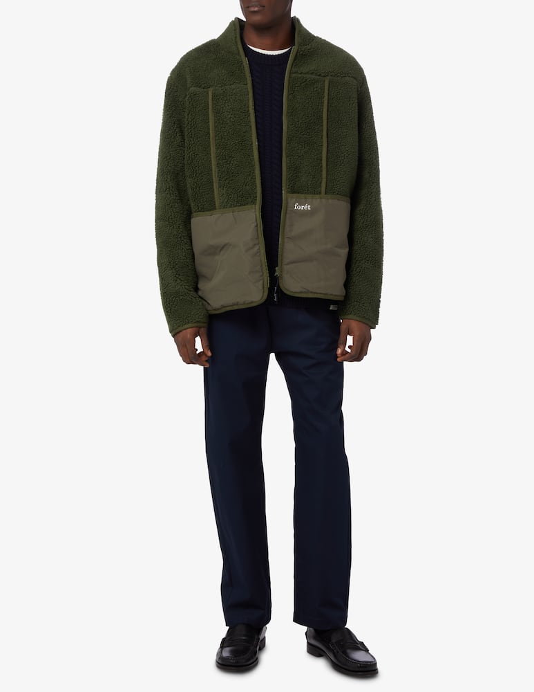 rinascente Foret Fleece mountain jacket - Green