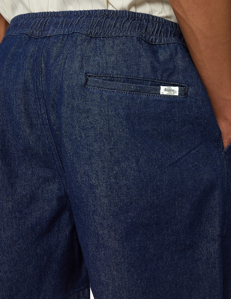 rinascente Foret Pantaloncini home denim coulisse 